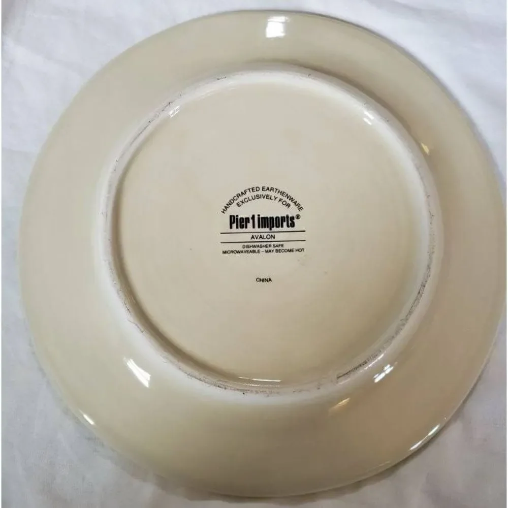Pier1 Imports Avalon Lemon Ceramic Plate 7